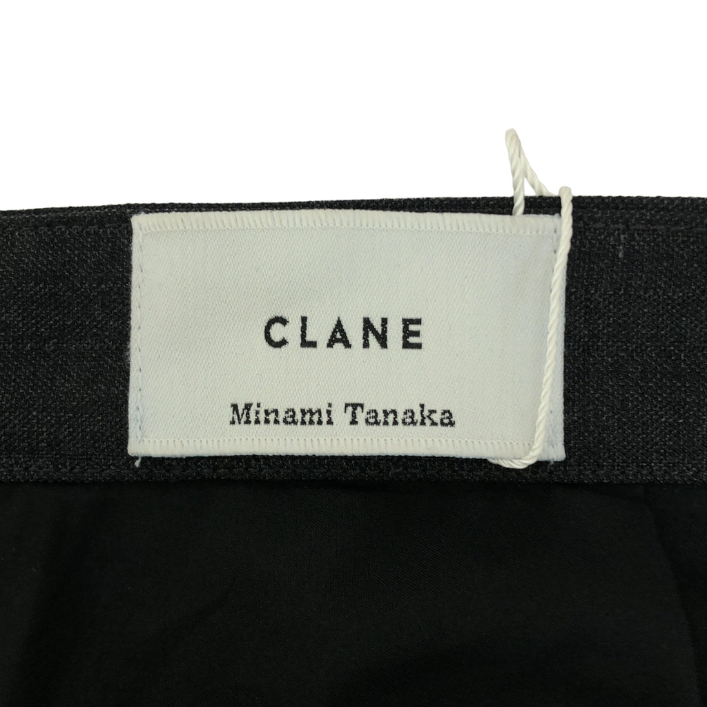 CLANE / クラネ | × MINAMI TANAKA TUCK HERRINGBONE SLACKS スラックス パンツ | 2 | レディース