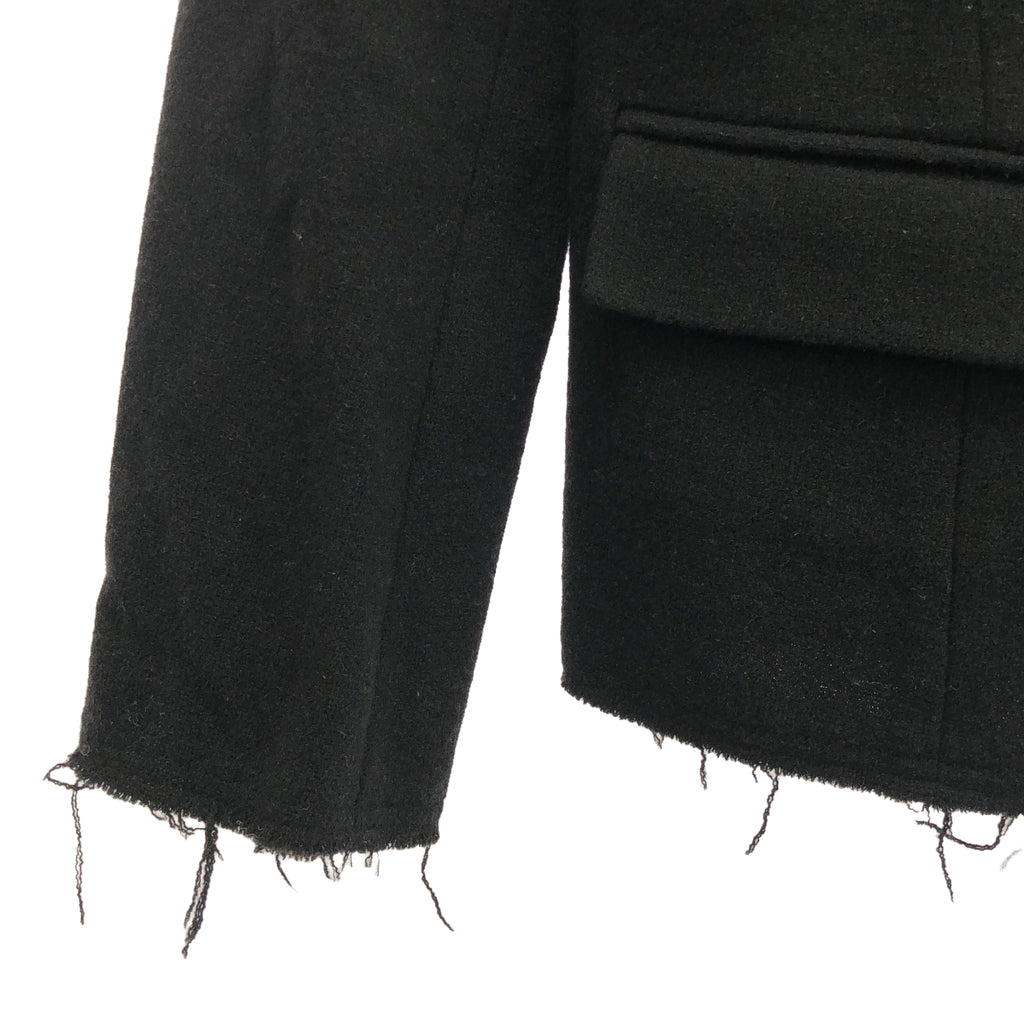 ISABEL MARANT ETOILE |羊毛無領剪裁雙排扣外套 | 1 |黑色 |女性的