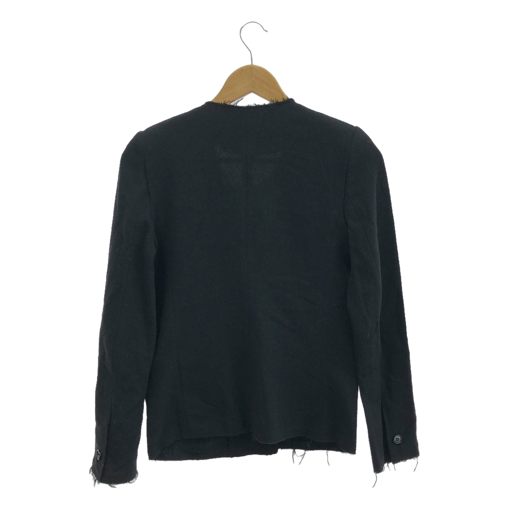 ISABEL MARANT ETOILE |羊毛無領剪裁雙排扣外套 | 1 |黑色 |女性的