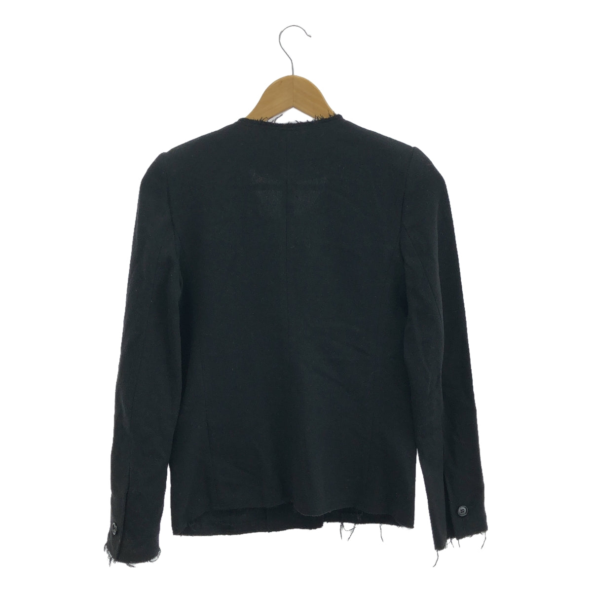 ISABEL MARANT ETOILE |羊毛無領剪裁雙排扣外套 | 1 |黑色 |女性的
