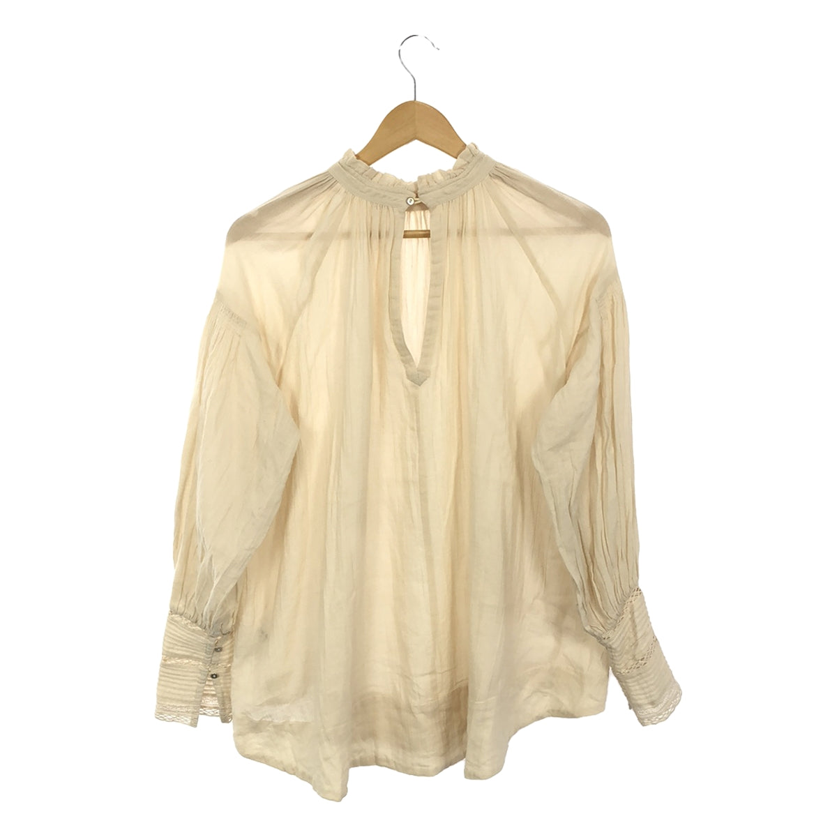 ne Quittez pas / 누키테파 | moss cotton frill collar blouse 블라우스 | 베이지 | 여성