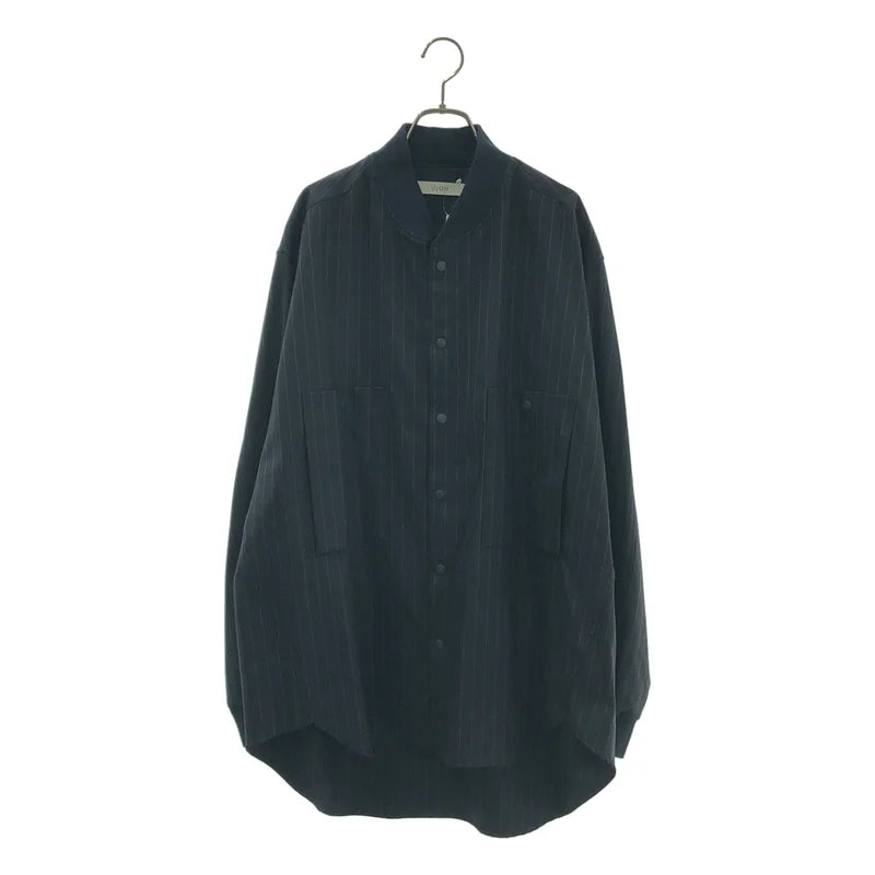 UJOH / 우죠 | 스트라이프 오버핏 셔츠 재킷 블라우스 | 3 | 남성