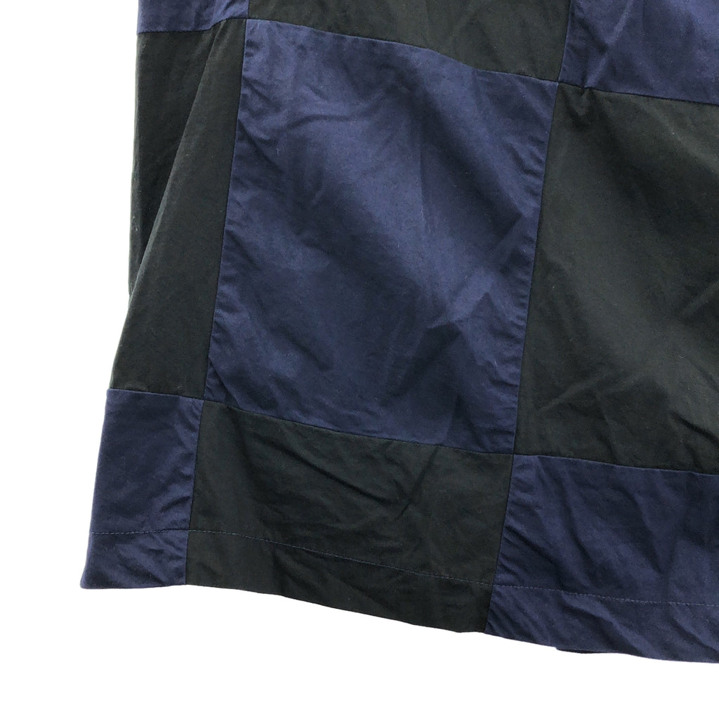 COMME des GARÇONS 針織布料 | 2001 秋冬系列 | 棉質格紋繫帶半身裙 | S 碼 | 女款