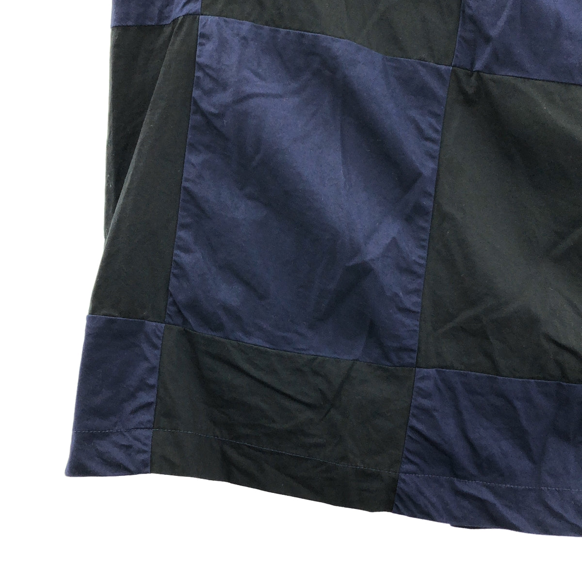 COMME des GARÇONS 針織布料 | 2001 秋冬系列 | 棉質格紋繫帶半身裙 | S 碼 | 女款