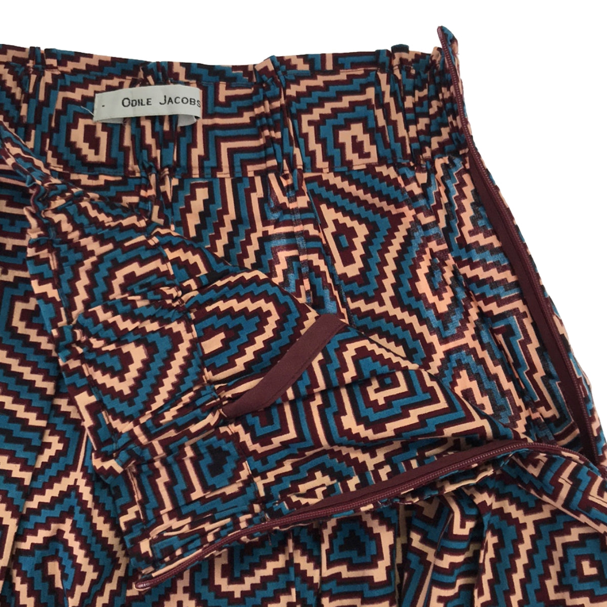 ODILE JACOBS | All-over print long skirt | F | Multicolor | Women's