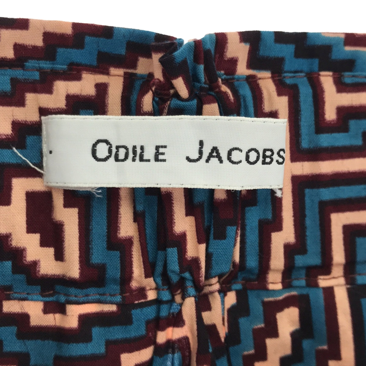ODILE JACOBS / オディールジェイコブズ | 総柄 プリント ロングスカート | F | マルチカラー | レディース