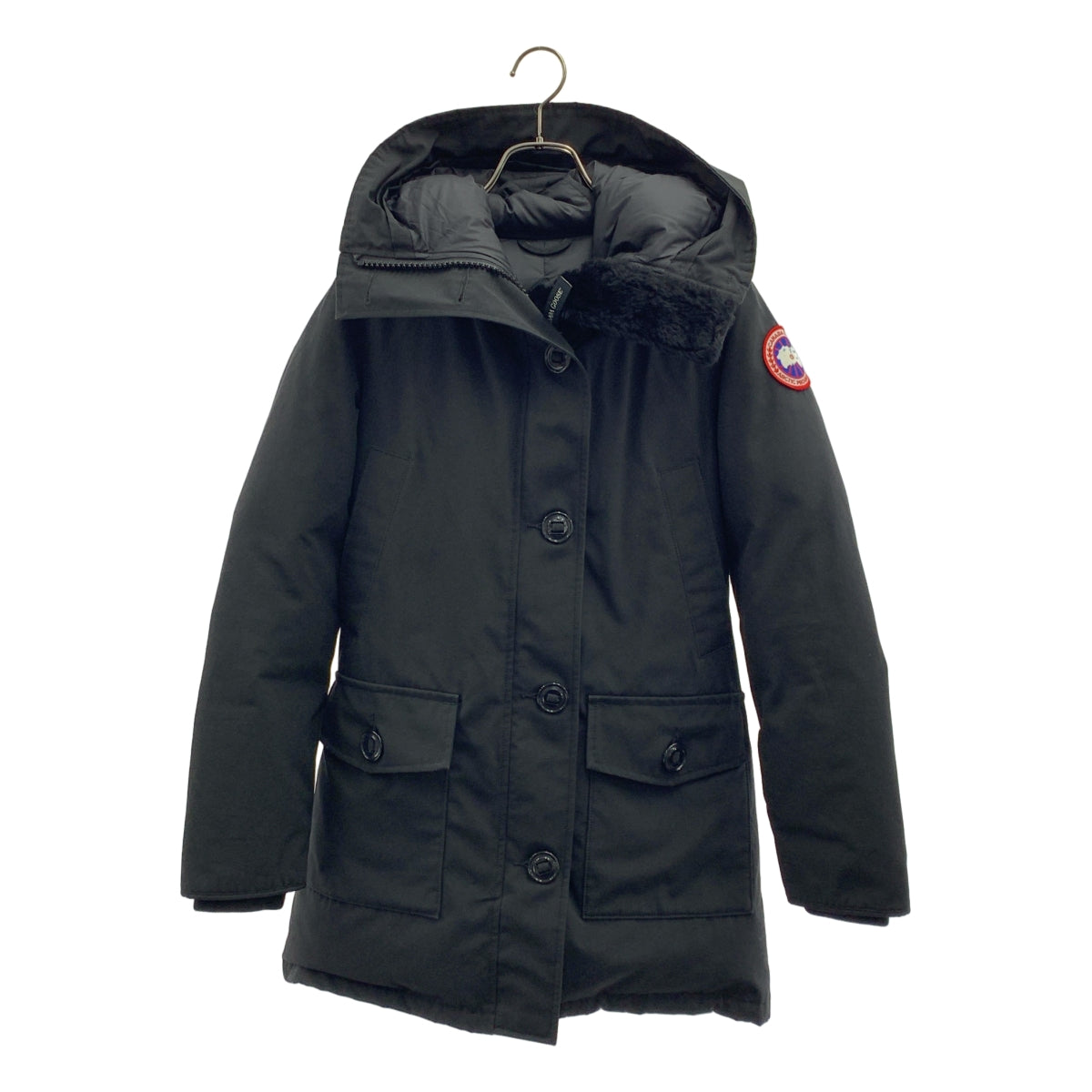 加拿大鵝 | BRONTE 派克大衣 Bronte 派克大衣，帶毛領連帽羽絨服 | S 碼 | 女款