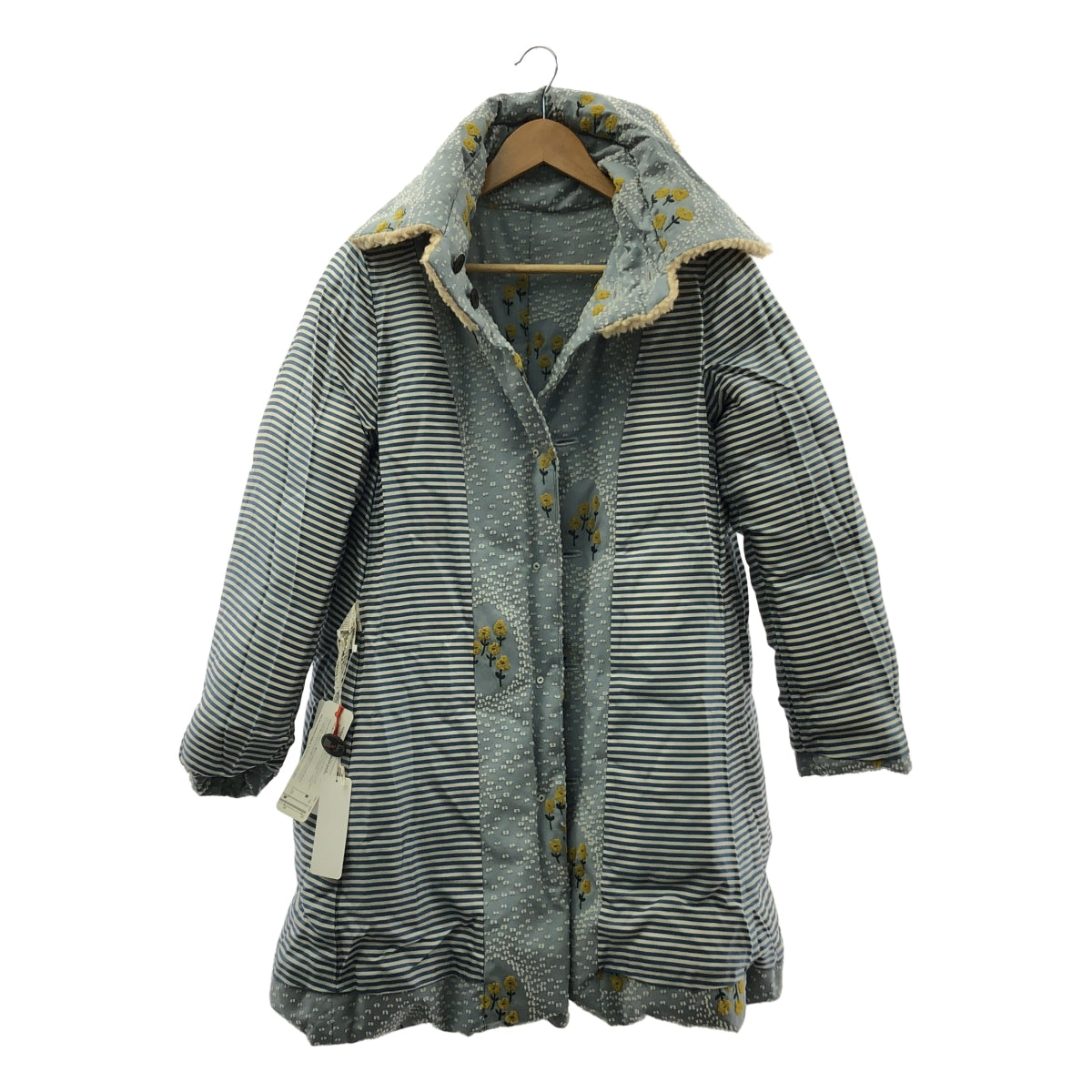 mina perhonen / 미나펠호넨 | ballade / 발라드 실크 블렌드 보어 오버 다운 코트 | 36 | 여성