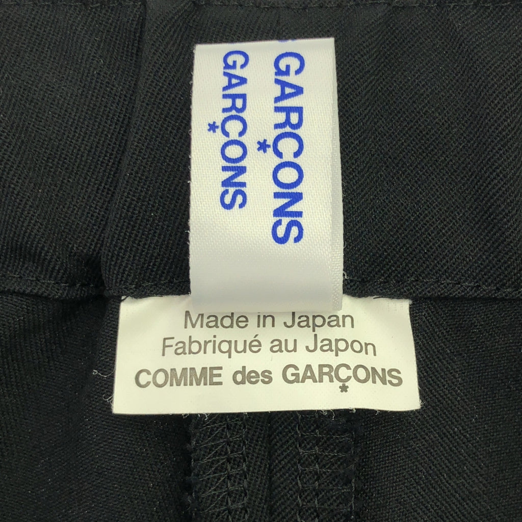 COMME des GARCONS COMME des GARCONS / Comme des |公元2020年|羊毛錐形休閒褲 |中號 |黑色|女性的