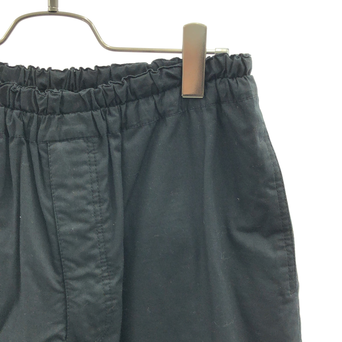 BLACK COMME des GARCONS / ブラックコムデギャルソン | 2015SS | コットン イージー ワイド ハーフパンツ | XS | ブラック | レディース