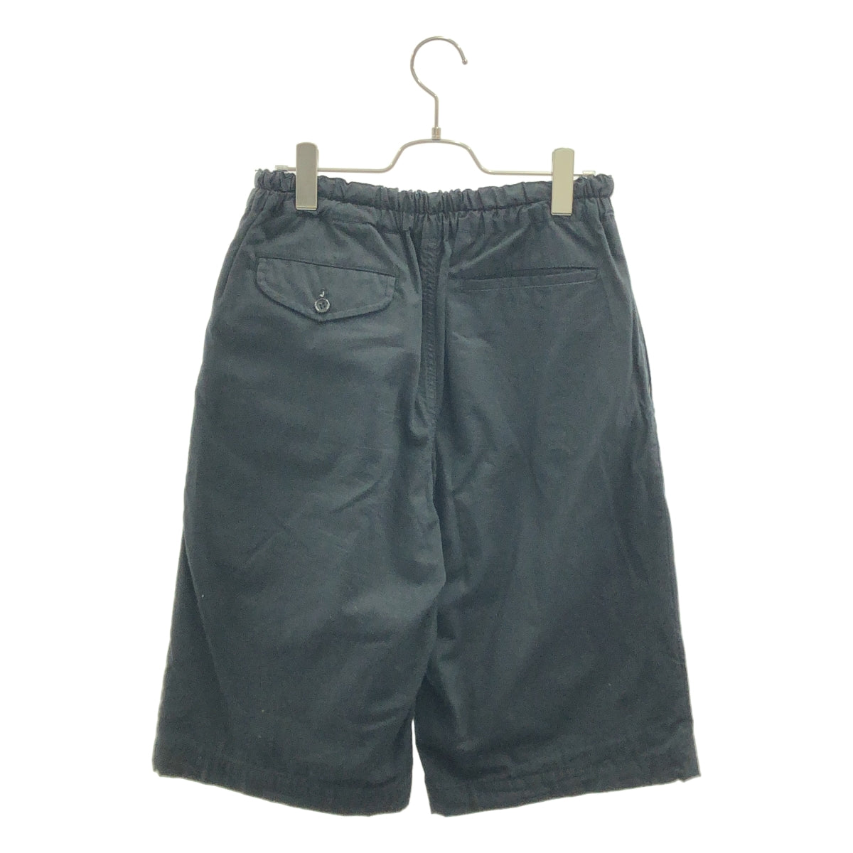 BLACK COMME des GARCONS / ブラックコムデギャルソン | 2015SS | コットン イージー ワイド ハーフパンツ | XS | ブラック | レディース