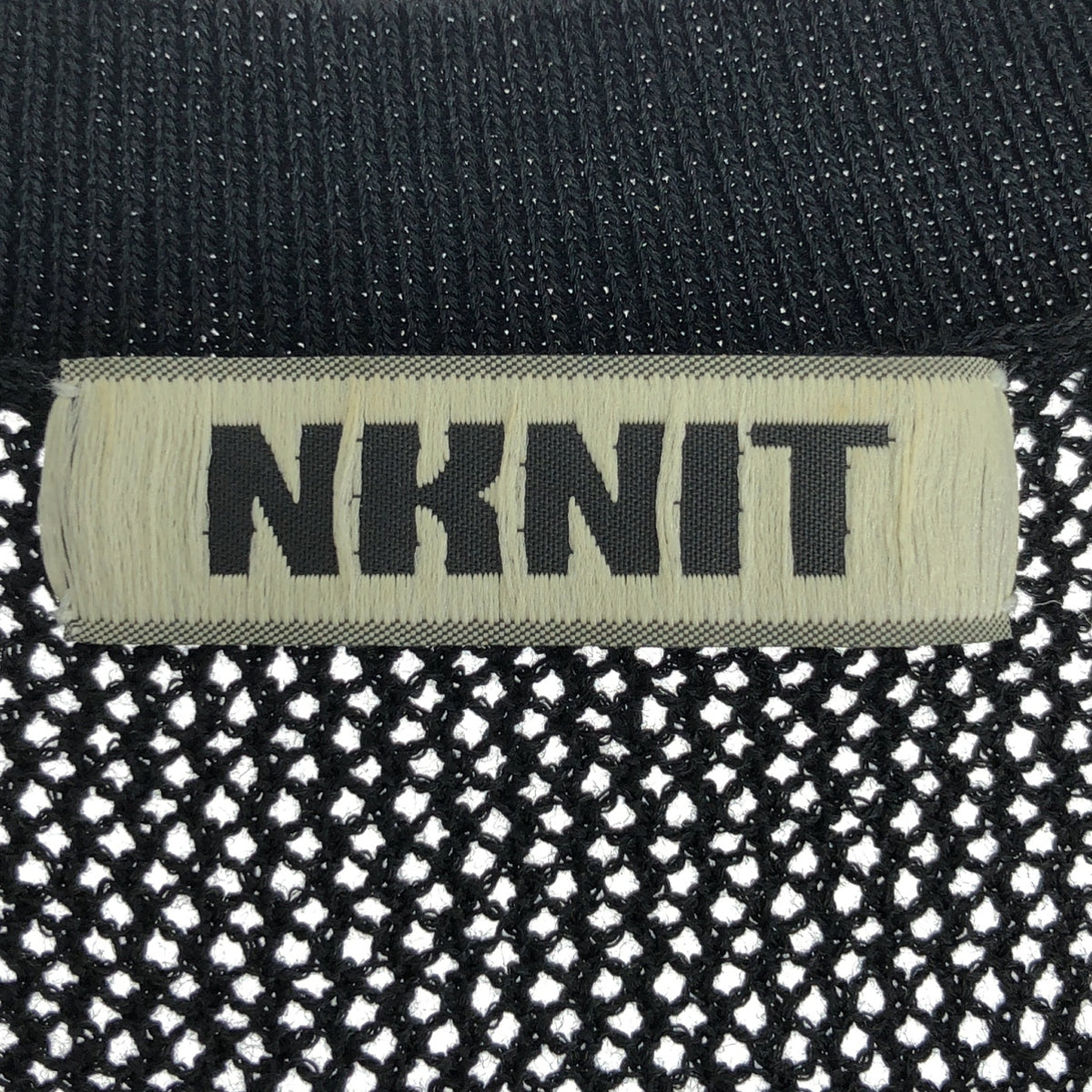 NKNIT / ンニット | 2024SS | Mesh Knit メッシュ ニット Tシャツ | 1 | ブラック | レディース NKNIT / ンニット | 2024SS | Mesh Knit メッシュ ニット T
