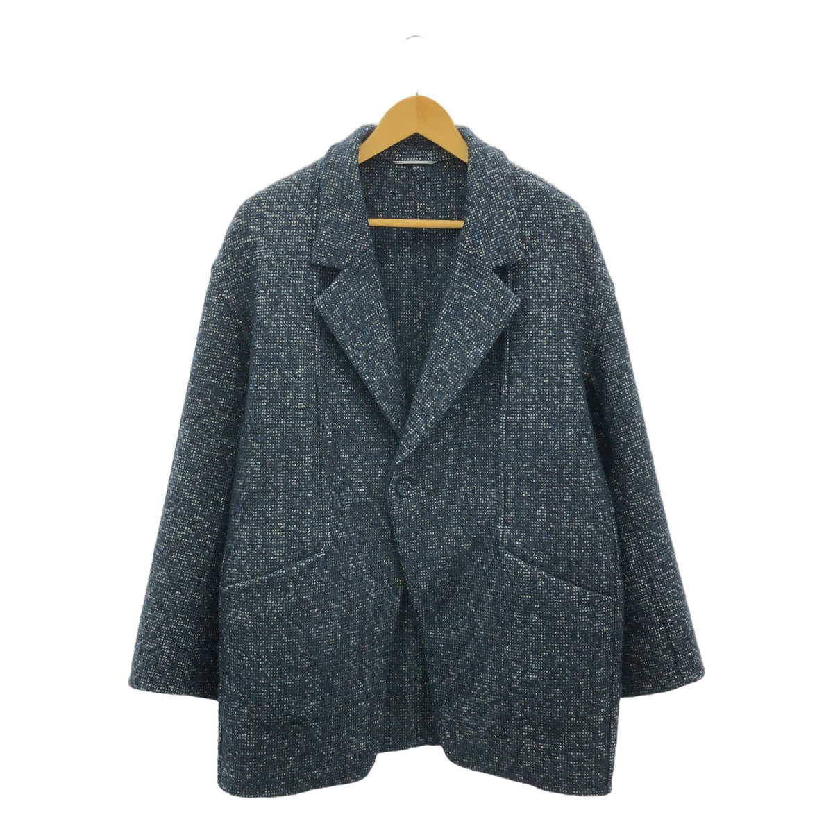 【美品】  Dior homme / ディオールオム | 2023AW | ウールツイード アンストラクチャード カーディガンジャケット | 46 | ネイビー | メンズ