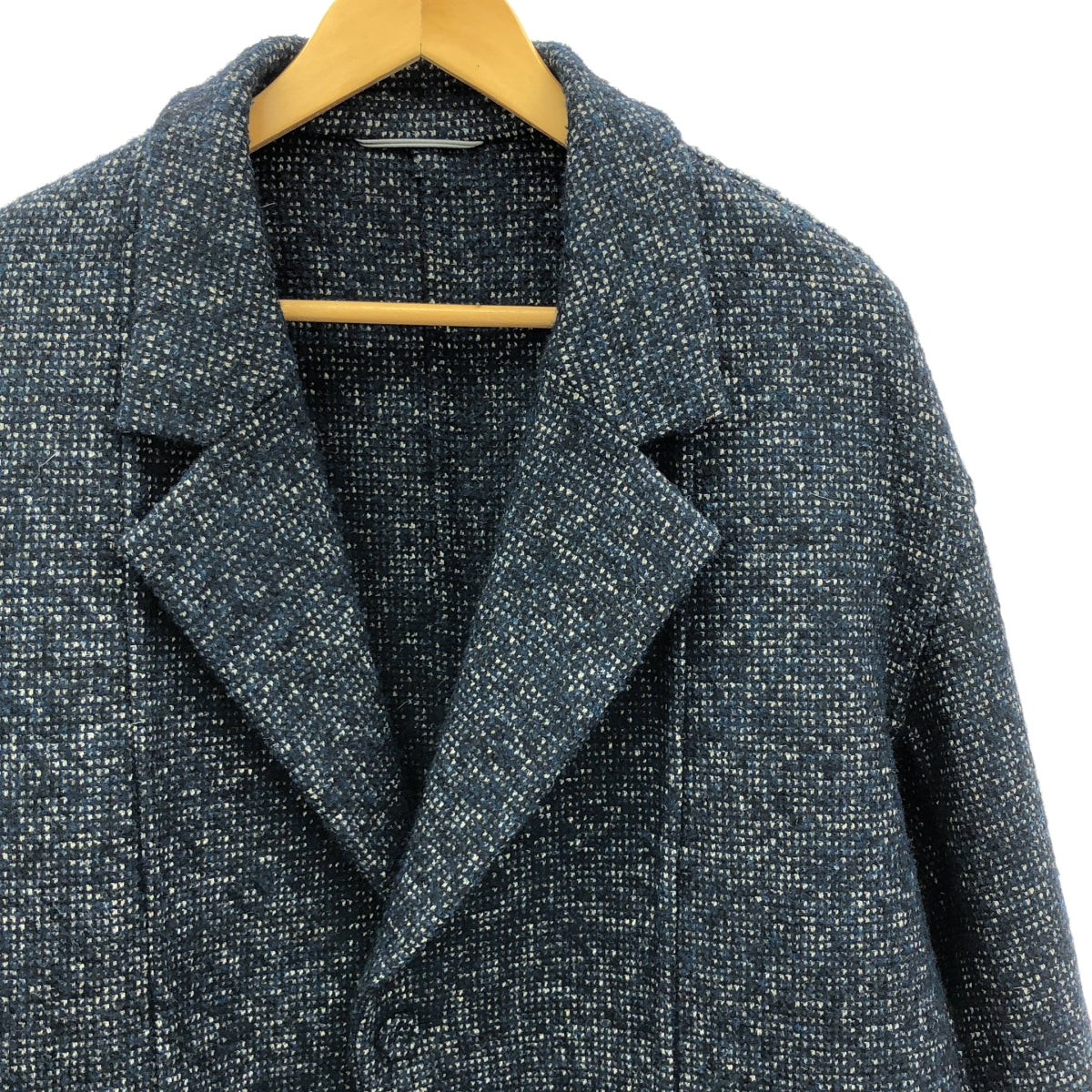 【美品】  Dior homme / ディオールオム | 2023AW | ウールツイード アンストラクチャード カーディガンジャケット | 46 | ネイビー | メンズ