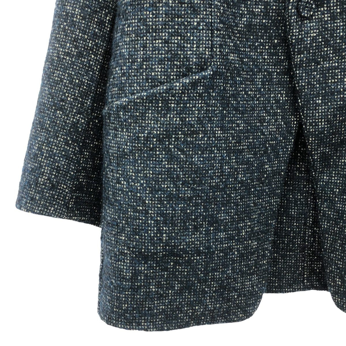 【美品】  Dior homme / ディオールオム | 2023AW | ウールツイード アンストラクチャード カーディガンジャケット | 46 | ネイビー | メンズ
