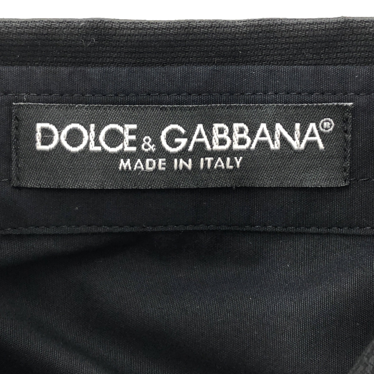 DOLCE＆GABBANA / ドルチェ＆ガッバーナドルガバ | コットン 異素材切替 クレリック ロングシャツ ワンピース | 40 | ブラック | レディース