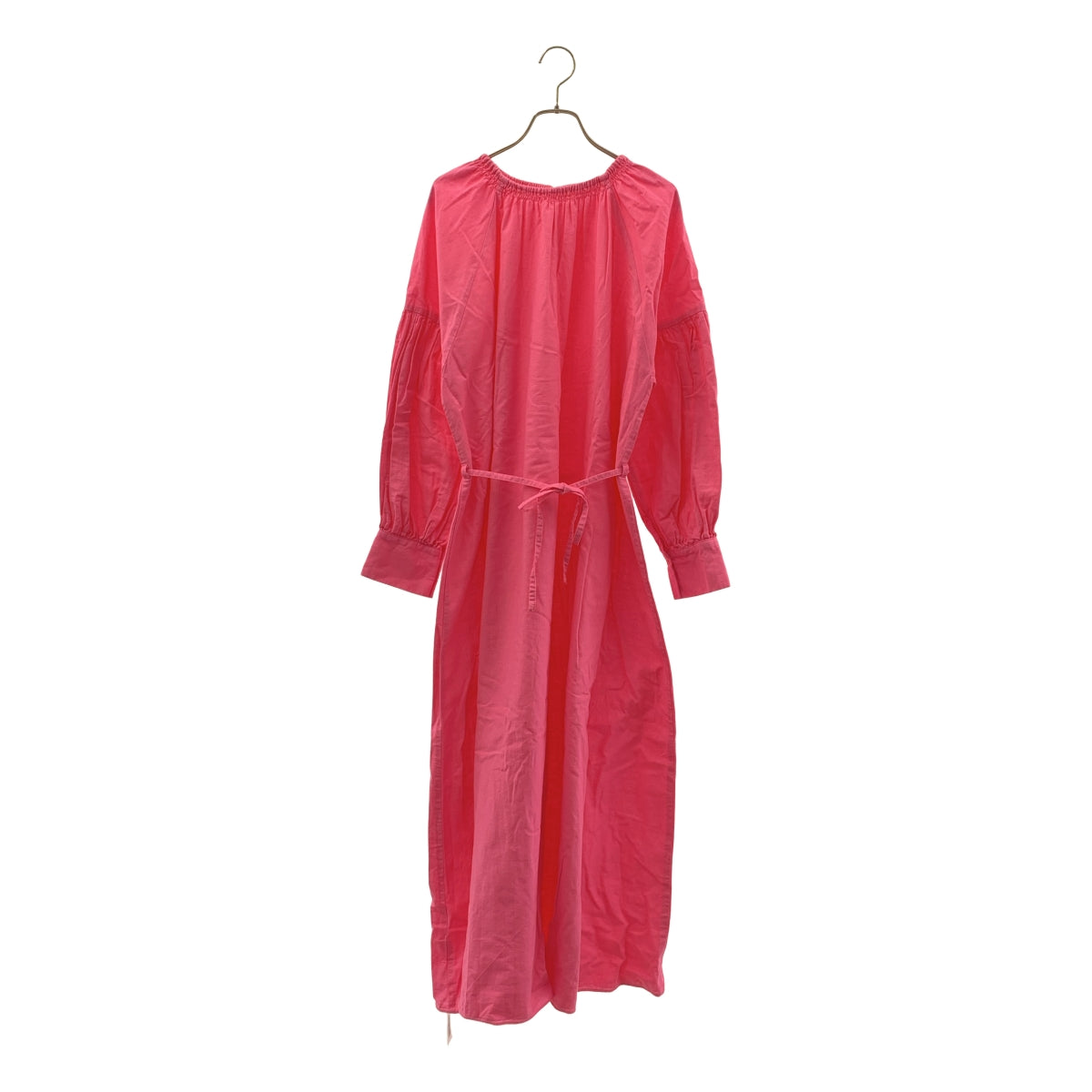 Omekashi / オメカシ  | コットン リネン ギャザー ボリューム ワンピース | 38 | レディース