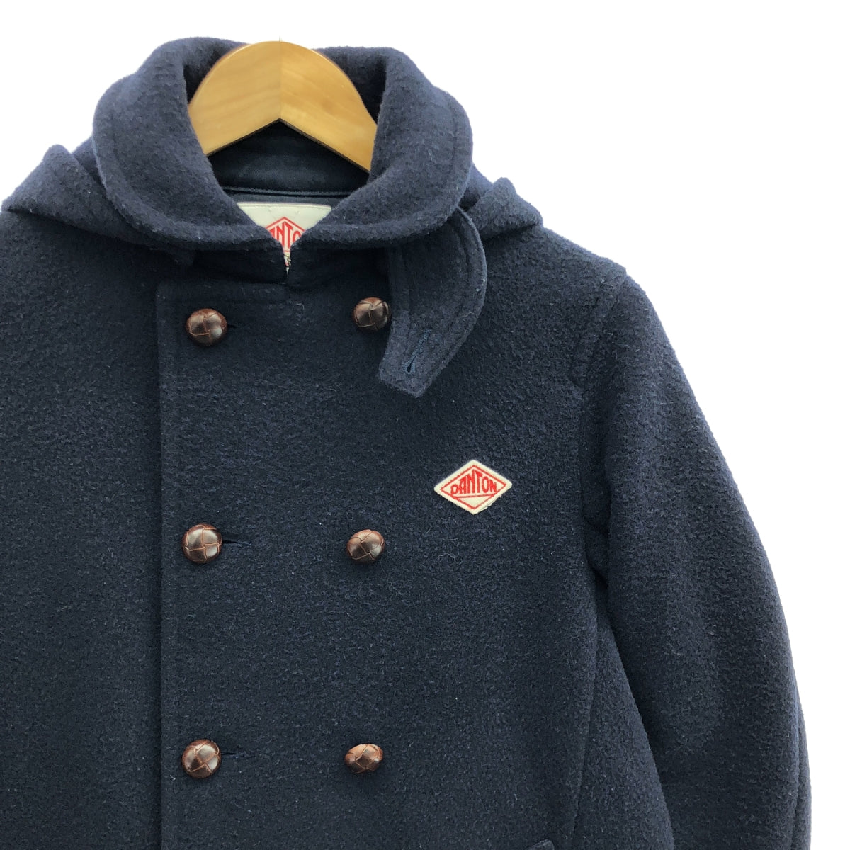 DANTON / ダントン | × URBANRESEARCHDOORS別注 WOOLMOSSERダブルコート | 36 | ネイビー | レディース