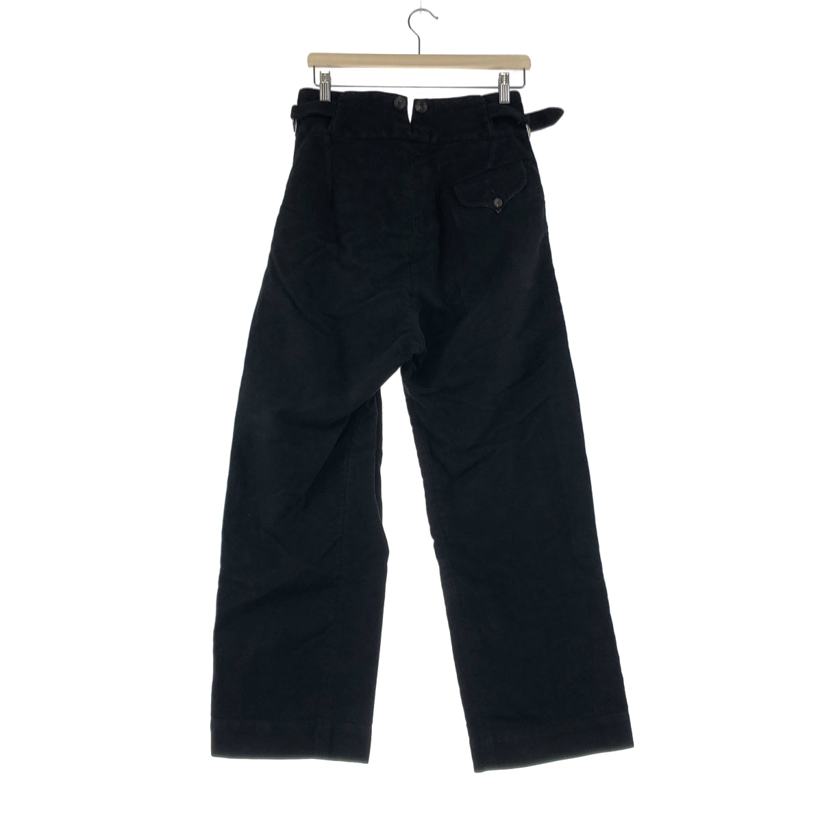 JOHN ALEXANDER SKELTON / ジョンアレキサンダースケルトン | 2024AW | コットン モールスキン 2タック サイドアジャスター パンツ | XS | メンズ