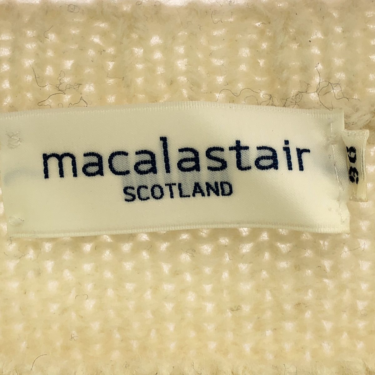 macalastair / マカラスター | 2017AW | FAIRLLE クルーネック ウールニット | 36 | オフホワイト | メンズ