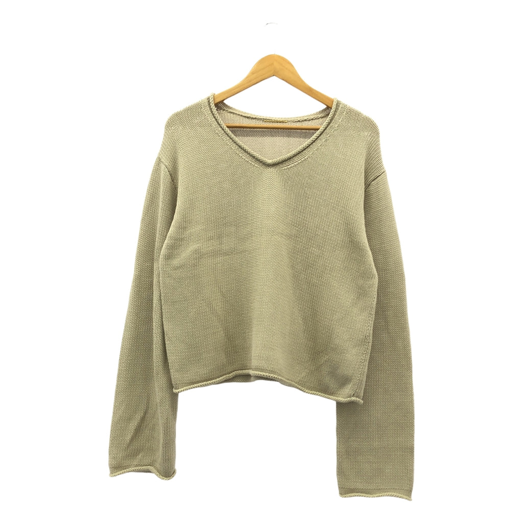 L'Appartement / アパルトモン | 2024SS | Cotton 3G Vneck Knit Vネック ニット | ベージュ | レディース
