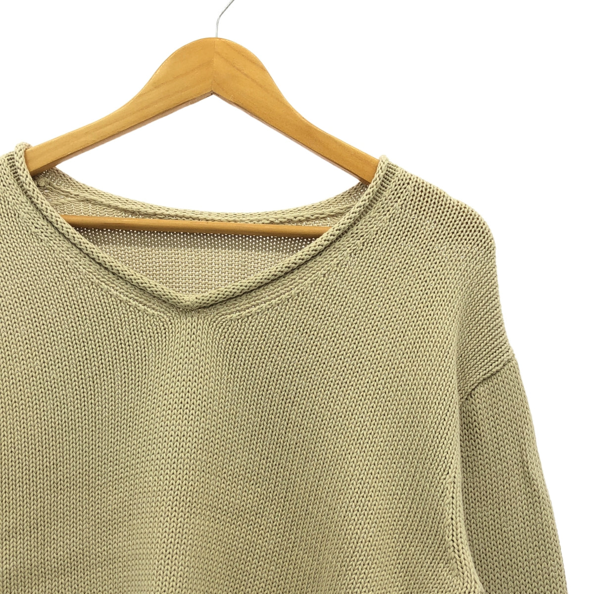 L'Appartement / アパルトモン | 2024SS | Cotton 3G Vneck Knit Vネック ニット | ベージュ | レディース