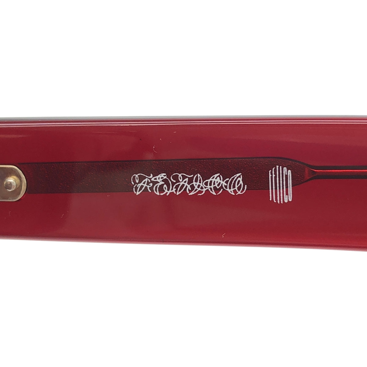 [新品] FETICO | 2025SS | x BLANC / OVAL TELEVISON CUT 太陽眼鏡 | F | 深紅色 | 女款