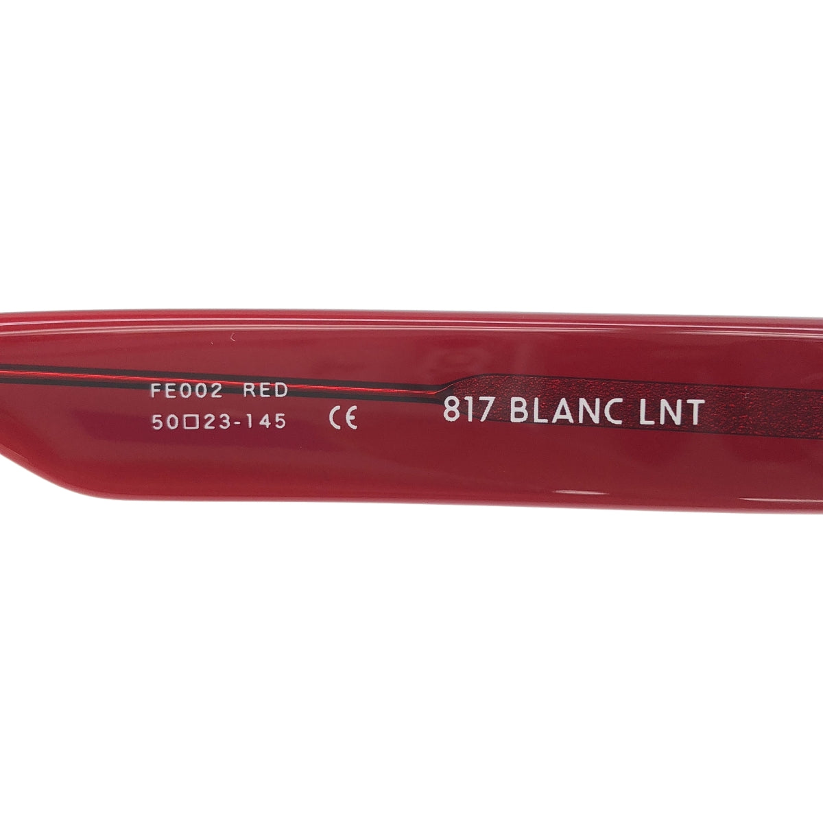 [新品] FETICO | 2025SS | x BLANC / OVAL TELEVISON CUT 太陽眼鏡 | F | 深紅色 | 女款