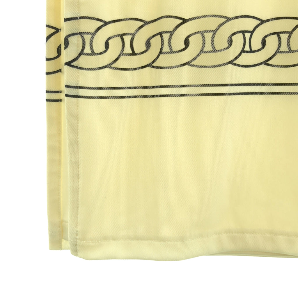 TORY BURCH / トリーバーチ | ポロ 総柄 サイドスリット ロングワンピース | XS | レディース