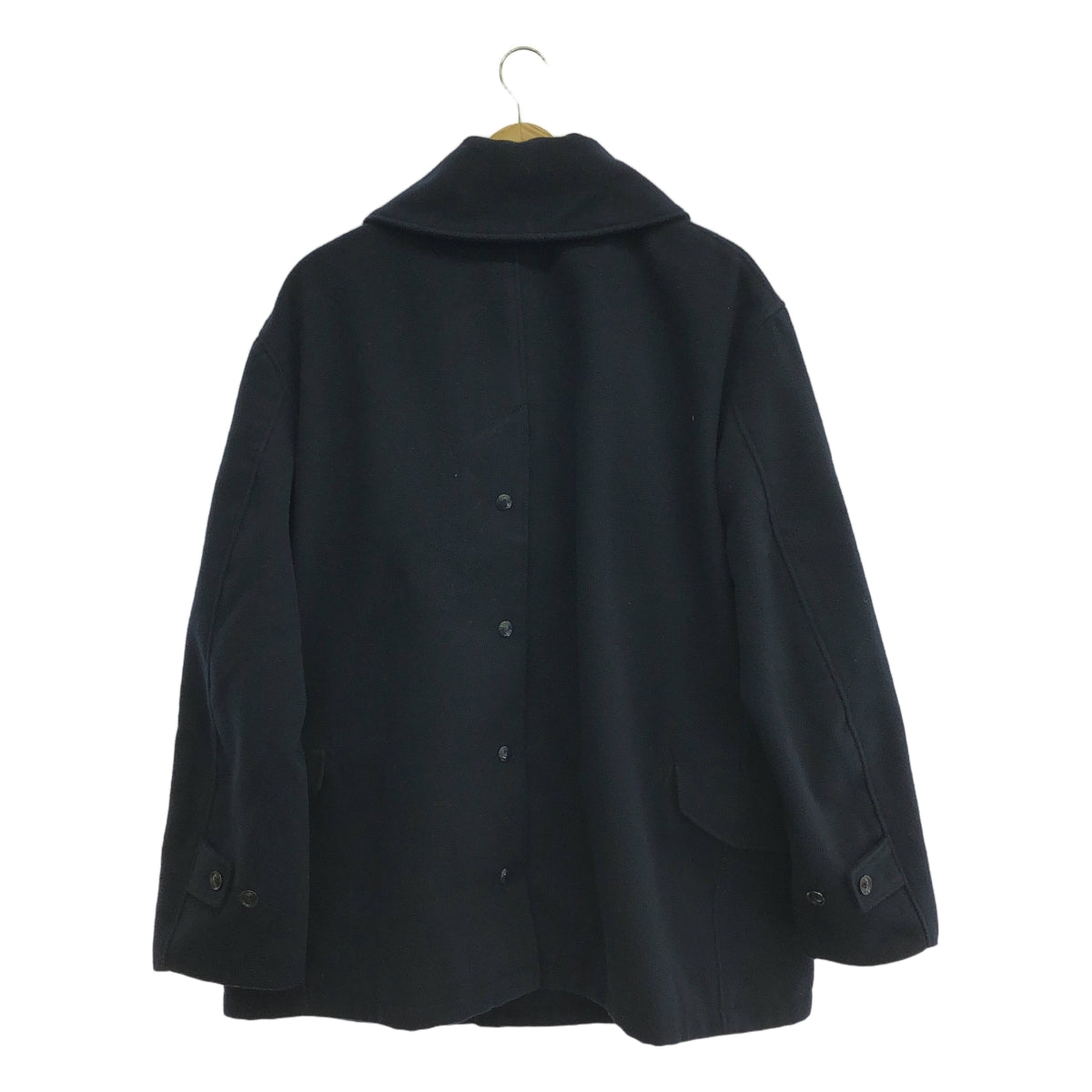 Engineered Garments / エンジニアドガーメンツ | 2022AW | LH Pea Coat Polyester Fake Melton Pコート ピーコート ポリエステルフェイクメルトン | S | ネイビー | メンズ