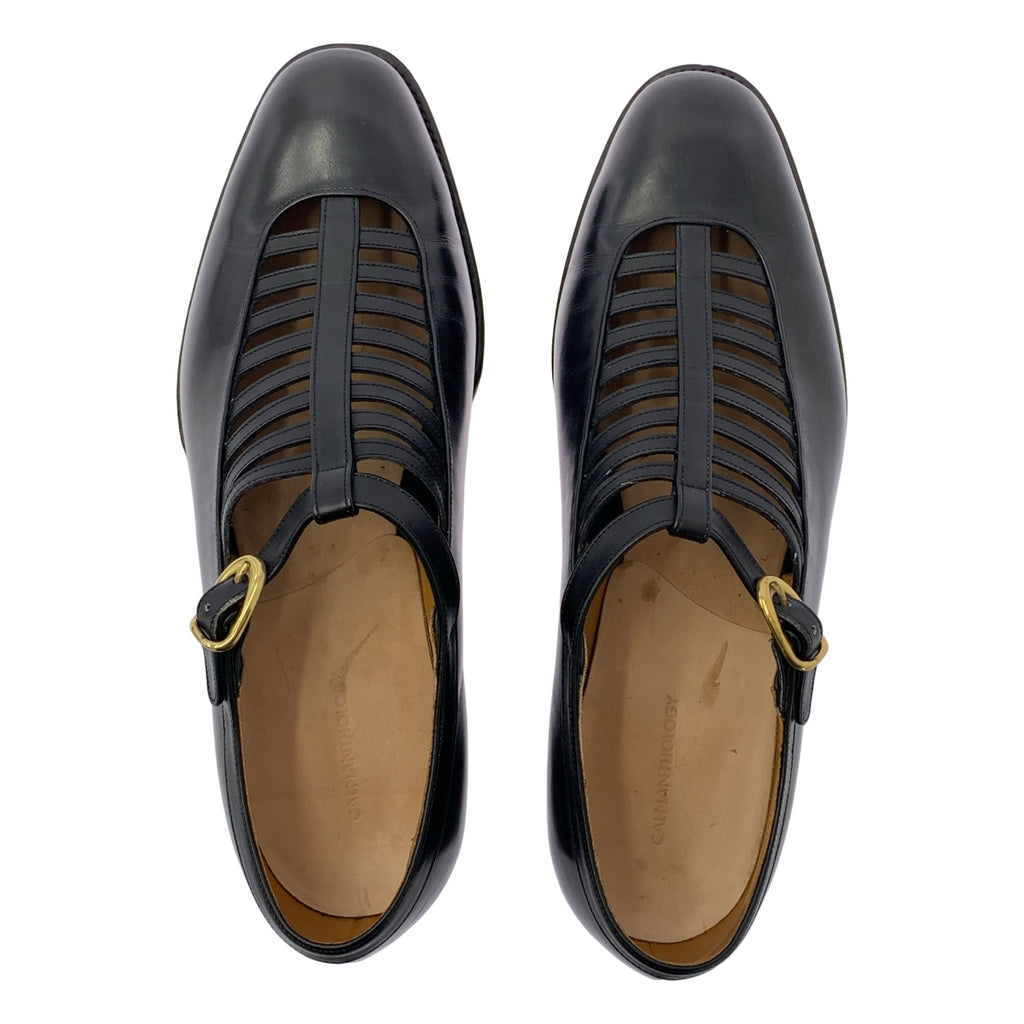 CALMANTHOLOGY / カルマンソロジー | BONE STRAP ボーン ストラップ レザーシューズ | UK7.5 | メンズ