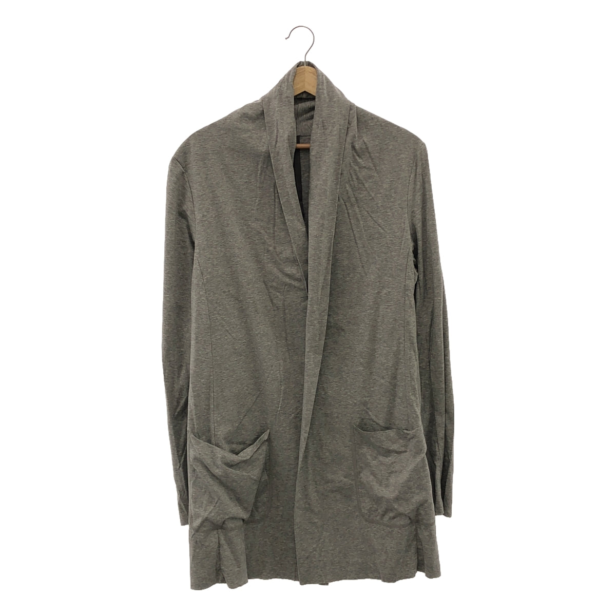 KAZUYUKI KUMAGAI ATTACHMENT | Cotton drape cut and sew long cardigan | 2 | Men's