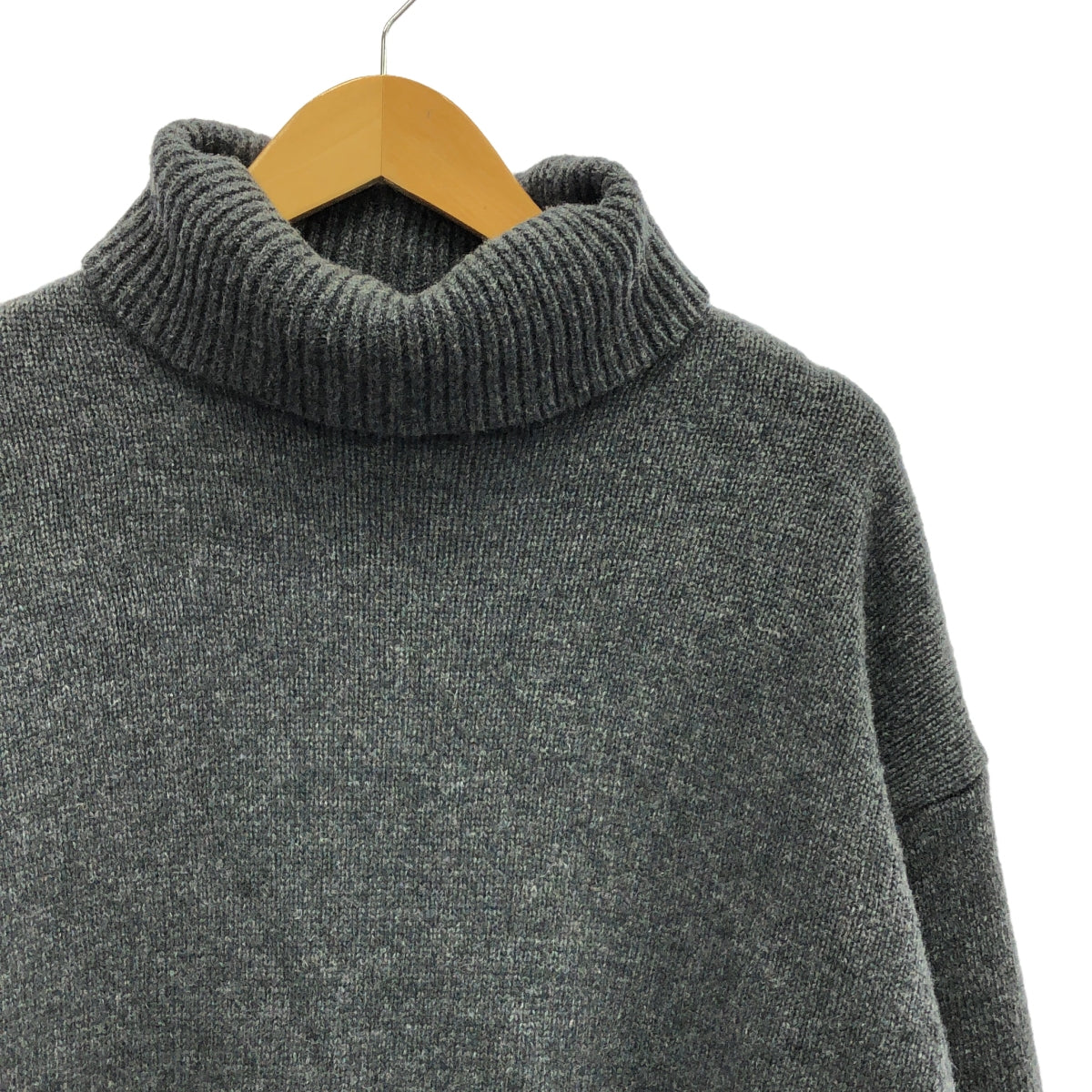 BEAMS LIGHTS | 2023AW | Turtleneck knit with finger holes | M | Gray | Men's