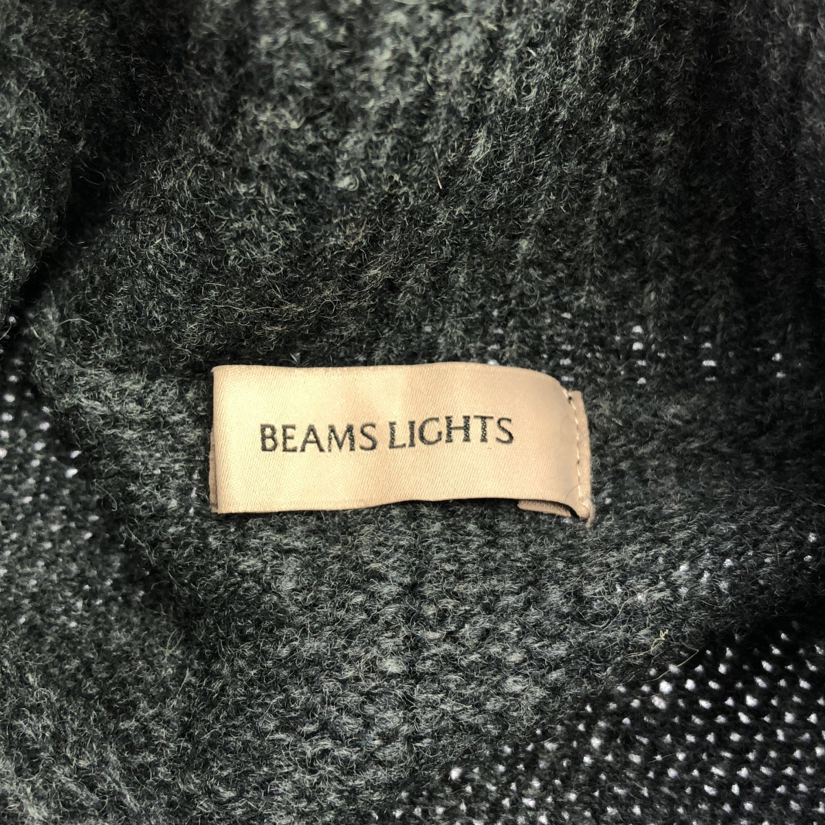 BEAMS LIGHTS | 2023AW | Turtleneck knit with finger holes | M | Gray | Men's