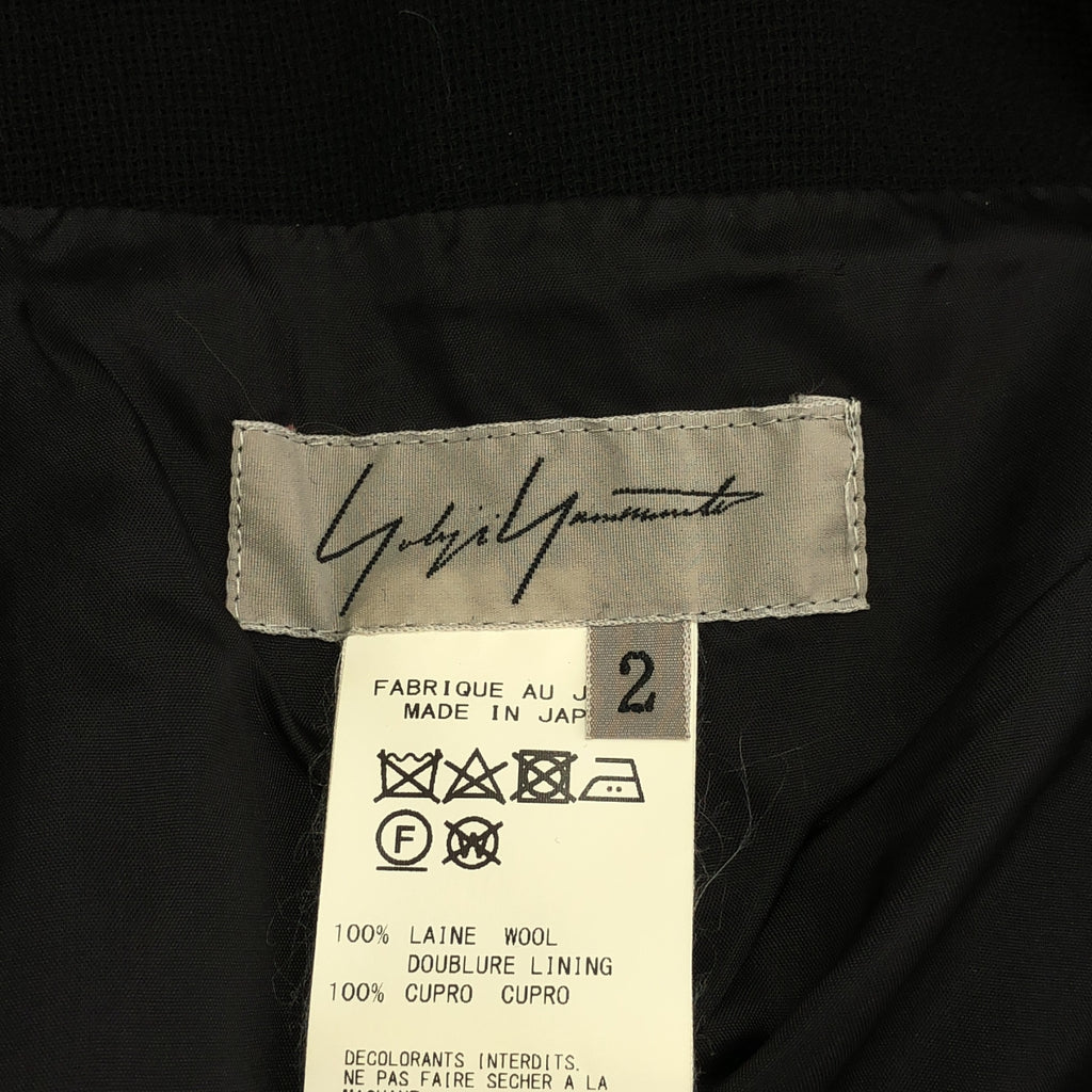 Yohji Yamamoto FEMME | 2021 秋冬 | 羊毛單肩不對稱洋裝 | 2 碼 | 女款