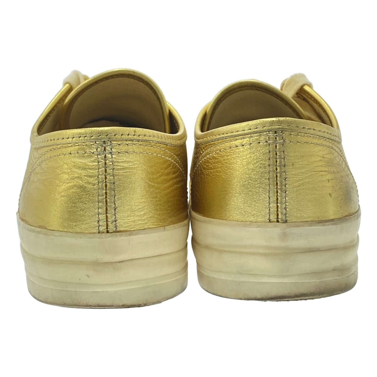 COMME des GARÇONS HOMME PLUS |金屬色皮革運動鞋|尺寸 27 公分 |男士