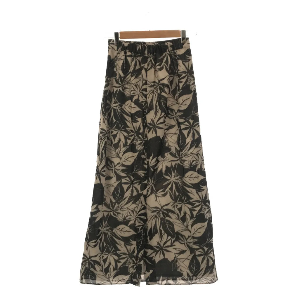 【미품】 CREDONA / 크레도나 | 느와르 알로하 스커트 | F | 블랙 계열 | 여성