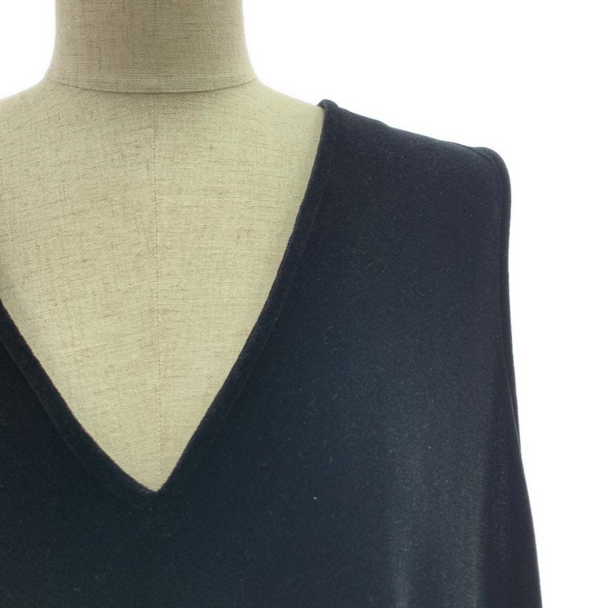 foufou | THE DRESS #16 無袖絲絨連身洋裝 | 1 | 女裝