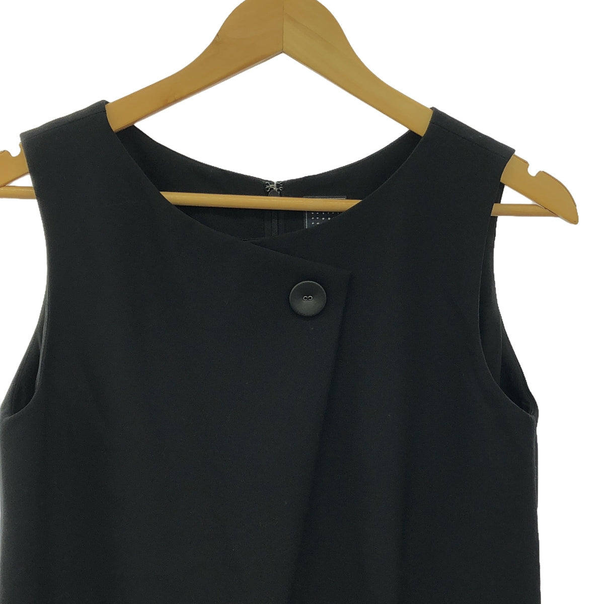 [品相良好] mina perhonen / mina perhonen |夜花園 / 無袖連身裙 / 帶襯裡 |尺寸 36 |黑色 |女性的