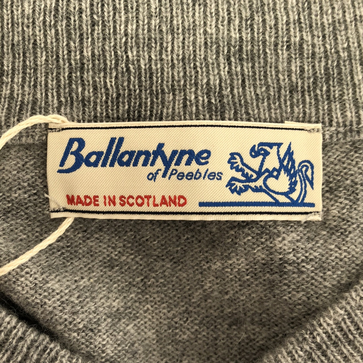 BALLANTYNE / バランタイン | カシミヤ100 Vネック インターシャニット 