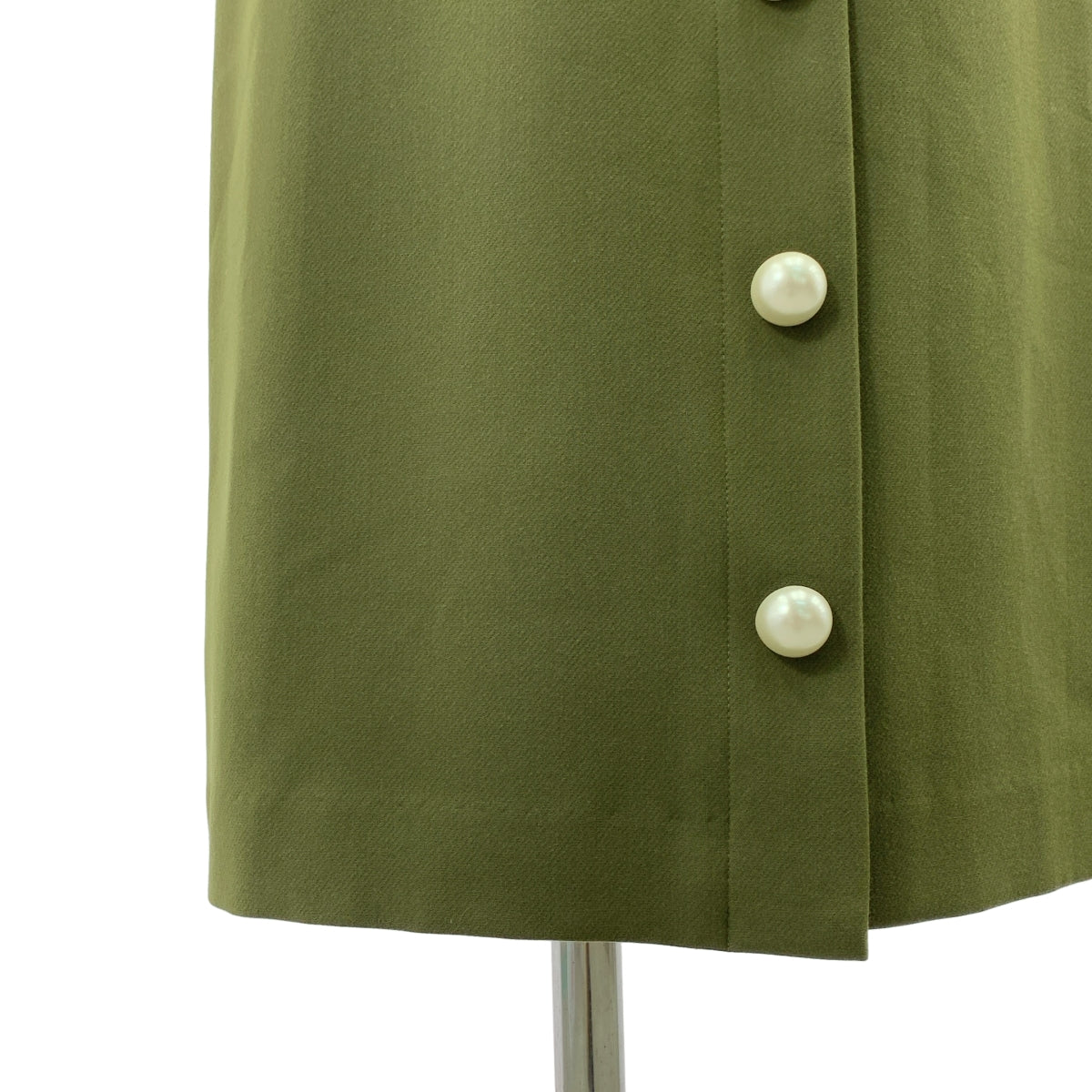 MUVEIL / 뮤베일 | 진주 버튼 살로펫 스커트 | 38 | 여성