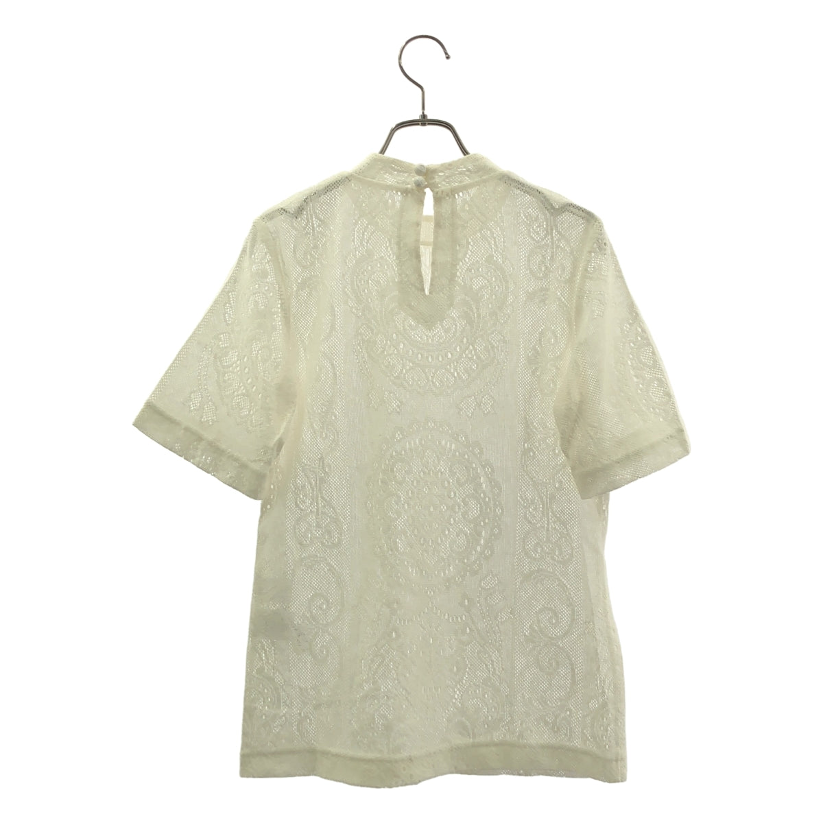 Mame Kurogouchi / マメクロゴウチ | Curtain Lace Jacquard Jersey Top カーテンレース ジャガード カットソー | 1 | レディース
