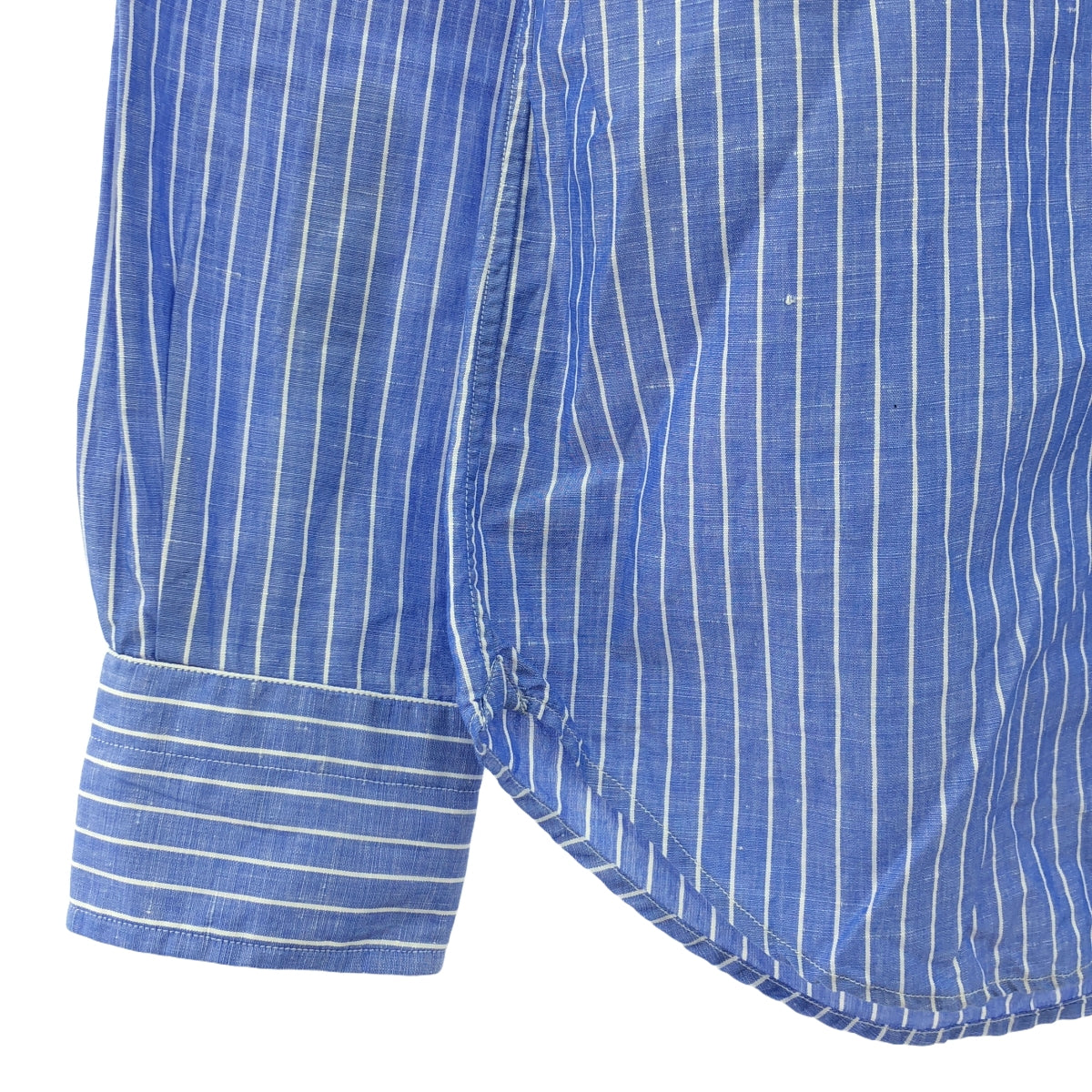 TOMORROWLAND PILGRIM / 투모로랜드 필그림 | 코튼 린넨 셔츠 블라우스 | XS | 블루/화이트 | 여성