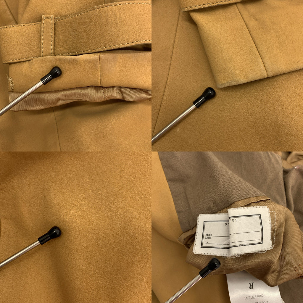 Maison Martin Margiela / 메종 마르탄 마르젤라 | 2012AW | 램 가죽 롱 트렌치 코트 | 42 |