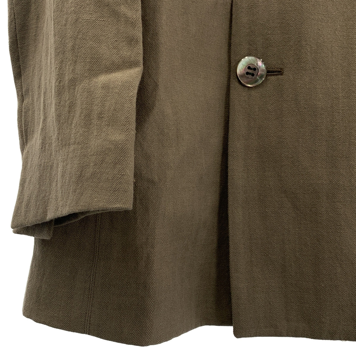 Chaos / 혼돈 | 울 린넨 헤링본 재킷 | F | 여성