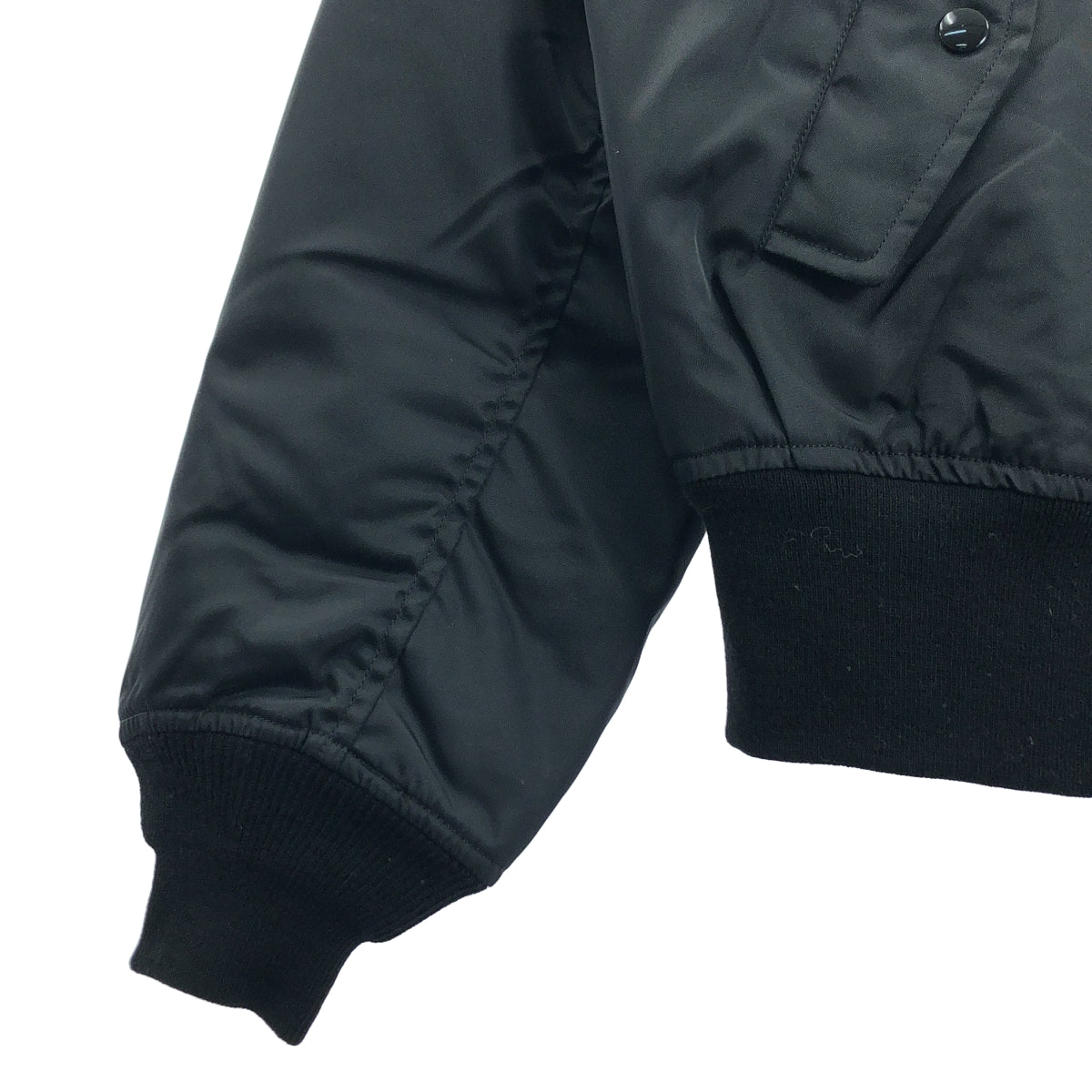 DIGAWEL / ディガウェル | 中綿 ナイロン MA-1 ブルゾン | 3 | ブラック | メンズ