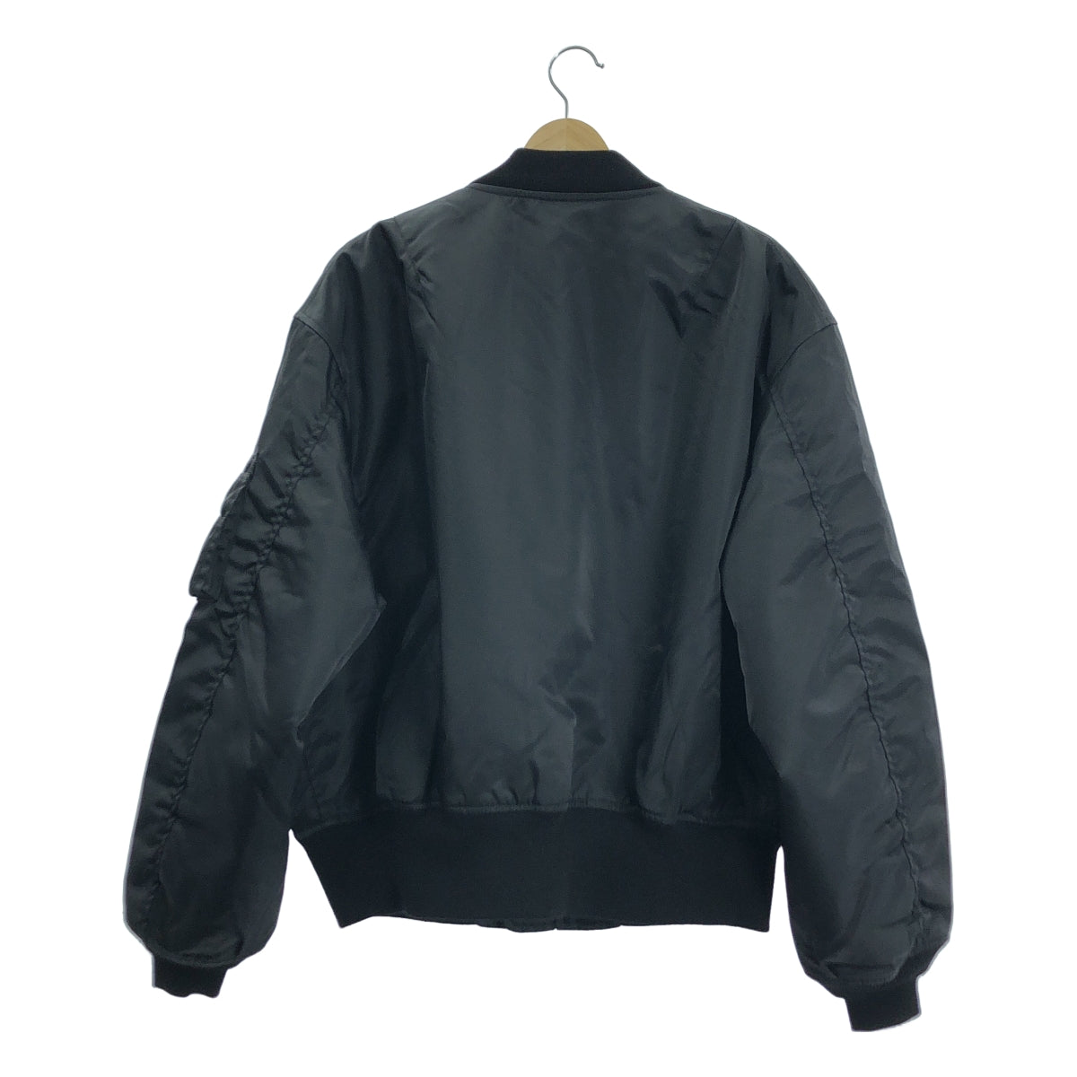 DIGAWEL / ディガウェル | 中綿 ナイロン MA-1 ブルゾン | 3 | ブラック | メンズ