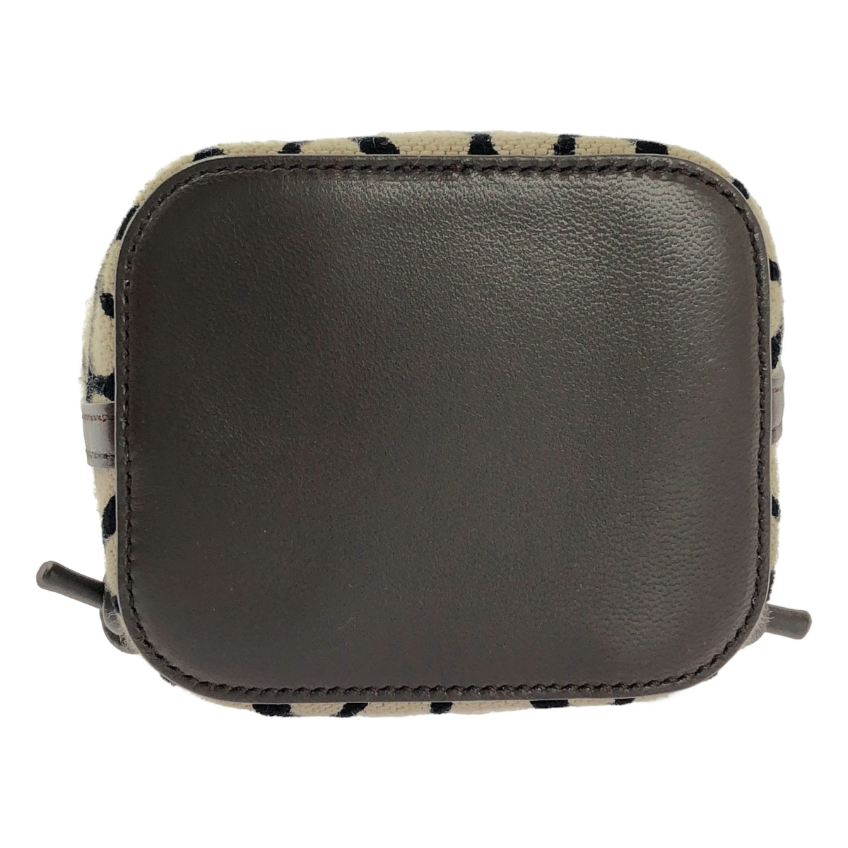 【미품】 VALENTINO GARAVANI / 발렌티노 가라바니 | 2way 트와르 이코노그라프 미니 버킷 백 | 다크 브라운/베이지 |