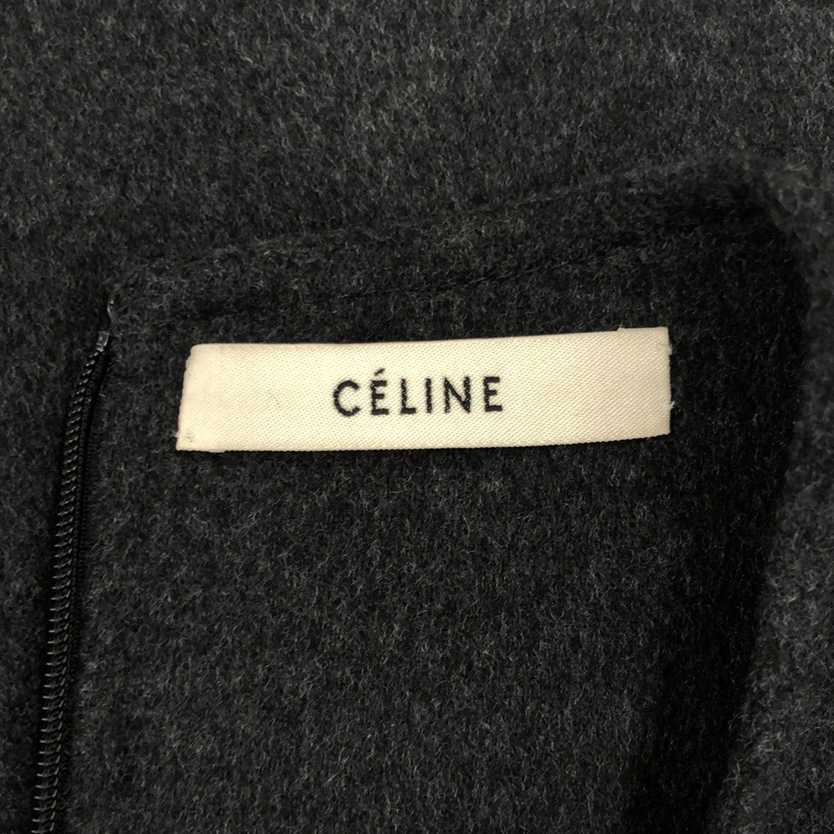 CELINE / セリーヌ | フィービー期 カシミヤブレンド クルーネック ニット | 34 | グレー | レディース