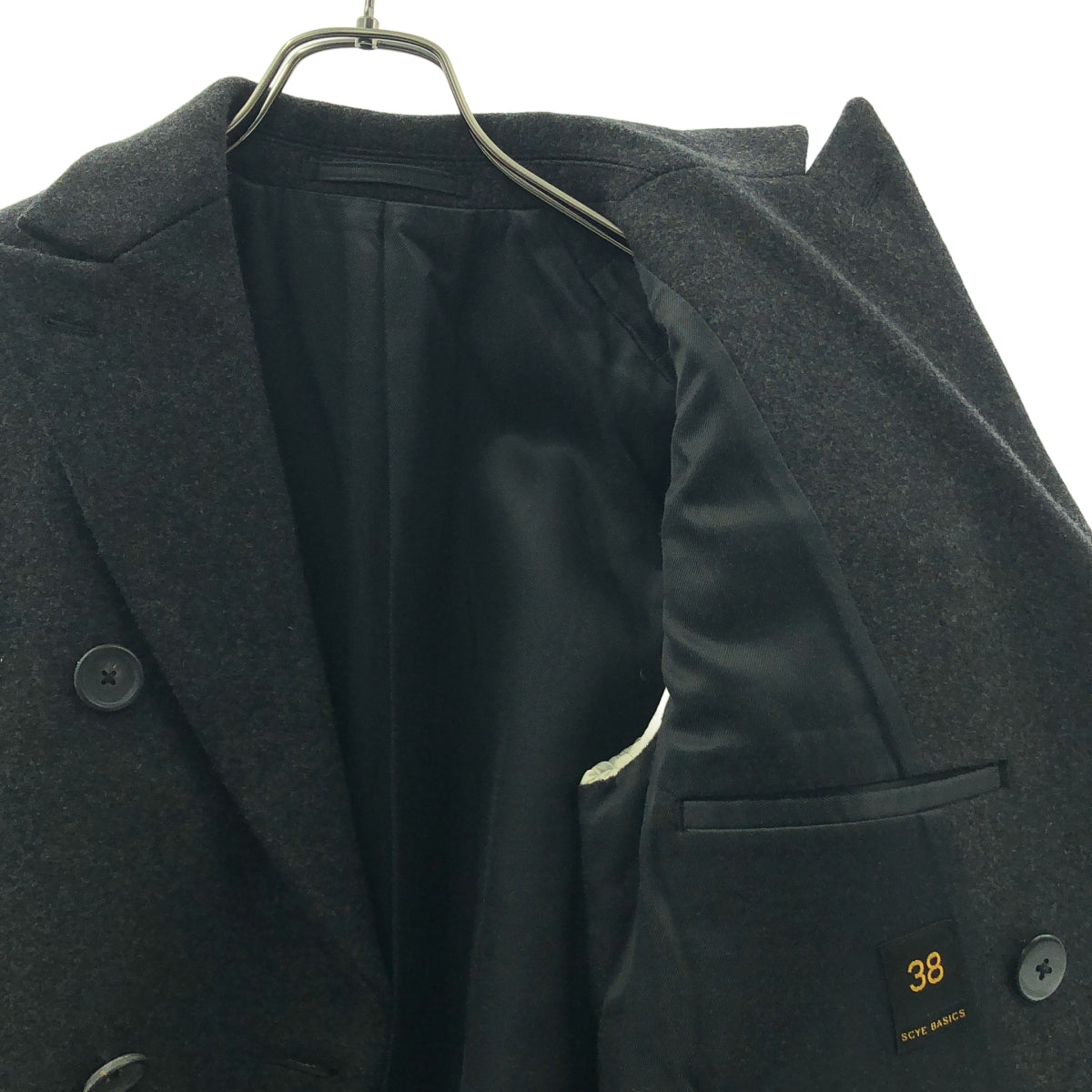 scye basics | 羊毛羊絨雙層切斯特呢大衣 | 38碼 | 女款
